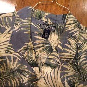 Structure Hawaiian Print Shirt